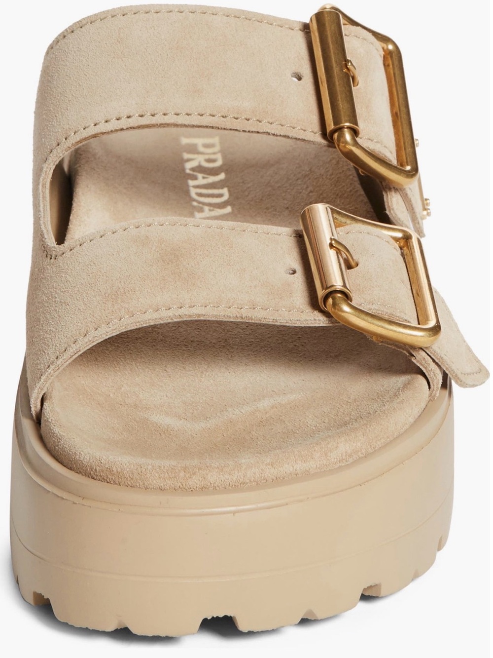Prada Fussbett Flatform Slide/Sandal - Picture 1 of 13
